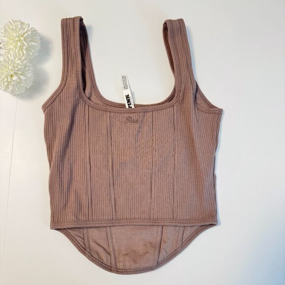 Victoria's Secret PINK Cinched Corset Top, Bra, Bralette Size Medium NWT - Picture 5 of 11